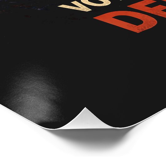 Torch of Democracy Poster (Ecke)