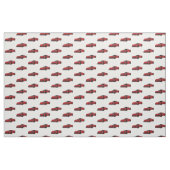 Torch Red C8 Corvette Handgezeichnete Skizze Stoff (Yard (91,4 cm))