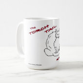 Torch Schwanz Radio Show Design auf einer Kaffee-T Kaffeetasse (Vorderseite Links)