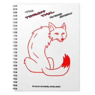 Torch Schwanz Radio Show Poster auf einem handlich Notizblock