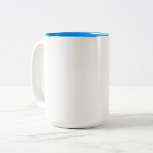 Torch See, Kalkaska County, Michigan Zweifarbige Tasse (Vorderseite Links)