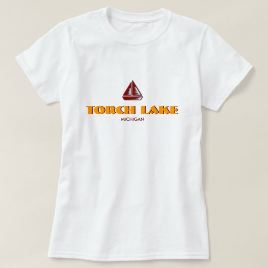 TORCH SEE, MICHIGAN, Damen-Baby - die Puppe T-Shirt (Design vorne)