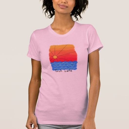 Torch See-Sonnenaufgang T-Shirt (Vorderseite)