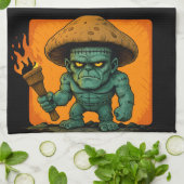 Torch & Temper – Mushroom Beast Design Geschirrtuch (Gefaltet)