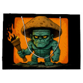 Torch & Temper – Mushroom Beast Design Große Geschenktüte (Rückseite)