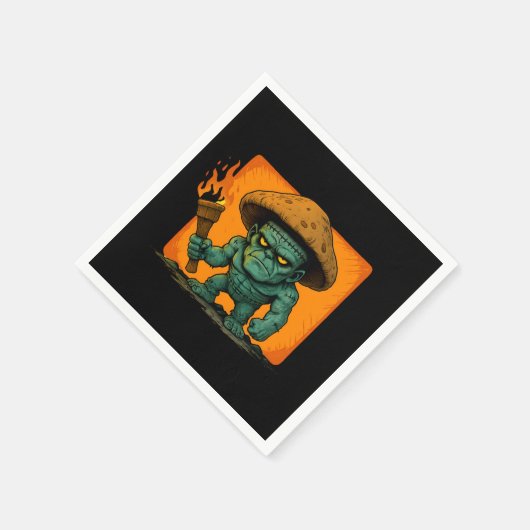 Torch & Temper – Mushroom Beast Design Serviette (Ecke)