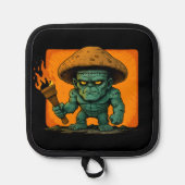 Torch & Temper – Mushroom Beast Design Topflappen (Vorderseite)