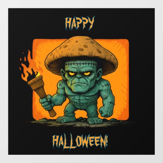 Torch & Temper-Pilz-Bestie Fensteraufkleber (Blatt)