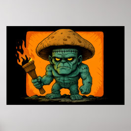 Torch & Temper – Pilz-Biest-Design Poster