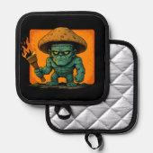 Torch & Temper – Pilz-Biest-Design Topflappen (Vorderseite/Rückseite)