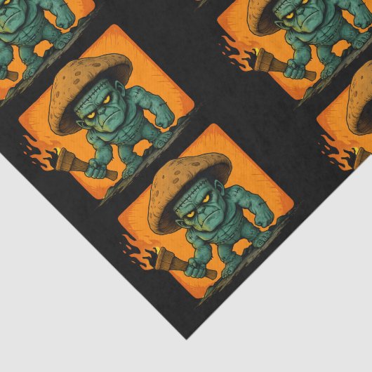 Torch & Temper-Pilz-Muster Seidenpapier (Ausschnitt)