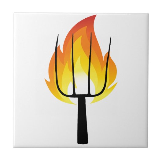 Torch und Pitchfork Fliese (Vorderseite)