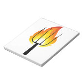 Torch und Pitchfork Notizblock (Rotiert)