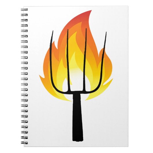 Torch und Pitchfork Notizblock (Vorderseite)