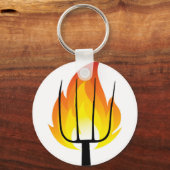 Torch und Pitchfork Schlüsselanhänger (Vorderseite)