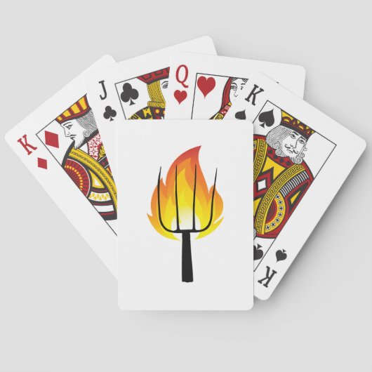 Torch und Pitchfork Spielkarten (Rückseite)