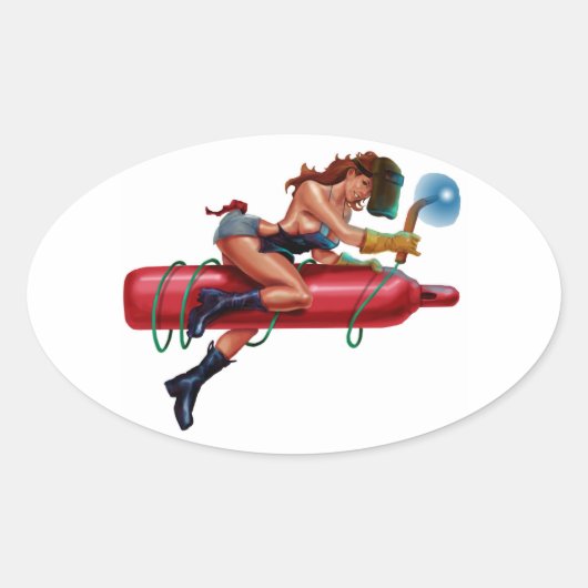 Torchin Ovaler Aufkleber (Vorderseite)