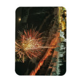 Torchlight-Parade und Feuerwerk im Winter Magnet (Vertikal)