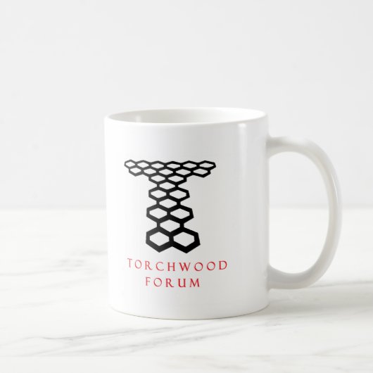 Torchwood Forum-Weiß-Tasse Kaffeetasse (Rechts)
