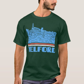 Tord City Gift England City Silhouette Skyline Gre T-Shirt