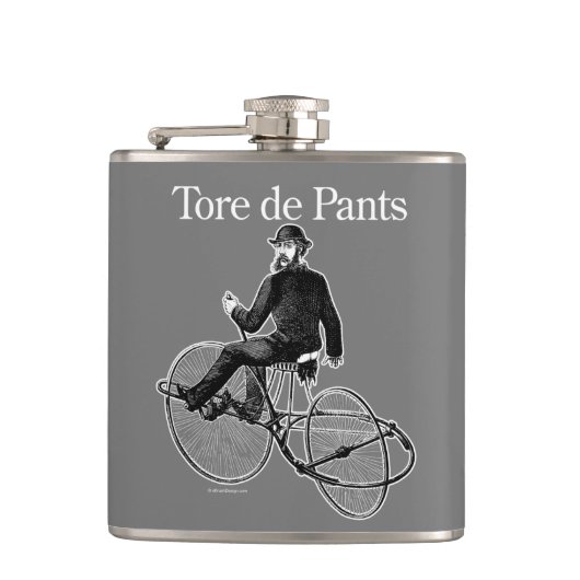 Tore de Pants Hip Flask Flachmann (Vorderseite)