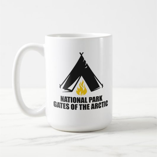 Tore der Arktis - Alaska Kaffeetasse (Links)