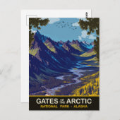 Tore der Arktis, Alaska, Reisen Postkarte (Vorne/Hinten)
