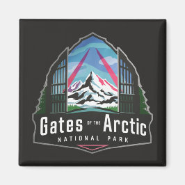 Tore des Arktischen Nationalparks Alaska Magnet