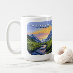 Tore des Arktischen Nationalparks Alaska Vintag Kaffeetasse