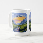Tore des Arktischen Nationalparks Alaska Vintag Kaffeetasse (Vorderseite Links)