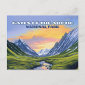 Tore des Arktischen Nationalparks Alaska Vintag Postkarte (Vorderseite)