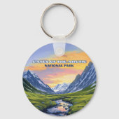 Tore des Arktischen Nationalparks Alaska Vintag Schlüsselanhänger (Vorderseite)