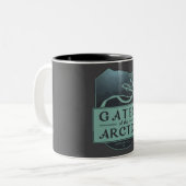 Tore des Arktischen Nationalparks - Alaska Zweifarbige Tasse (Vorderseite Links)