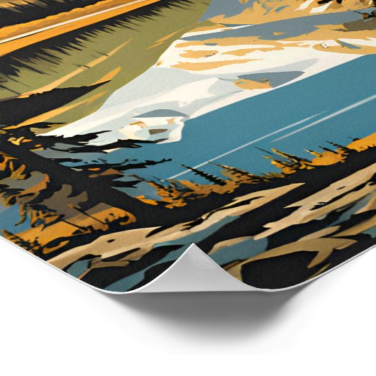 Tore des Arktischen Nationalparks Poster (Ecke)