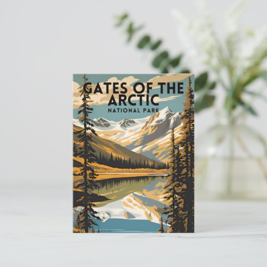 Tore des Arktischen Nationalparks Postkarte (Stehend Vorderseite)