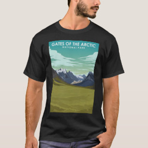 Tore des Arktischen Nationalparks Reiseplakat T-Shirt