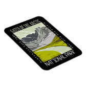 Tore des Arktischen Nationalparks Retro gestört Magnet (Rechte Seite)