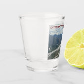 Tore des Arktischen Nationalparks Schießglas Schnapsglas (Links)