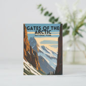 Tore des Arktischen Nationalparks Vintag Postkarte (Stehend Vorderseite)