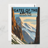 Tore des Arktischen Nationalparks Vintag Postkarte (Vorne/Hinten)