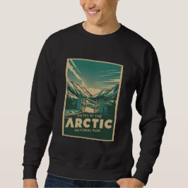 Tore des Arktischen Nationalparks Vintag Sweatshirt