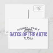 Tore des Artischen Nationalparks Postkarte (Vorne/Hinten)