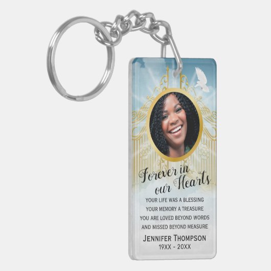 Tore des Himmels - Gedenkstätte Foto Schlüsselanhänger (Vorderseite links)