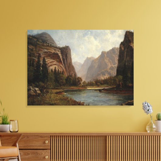 Tore des Yosemite - Albert Bierstadt Leinwanddruck (Insitu (Wohnzimmer))