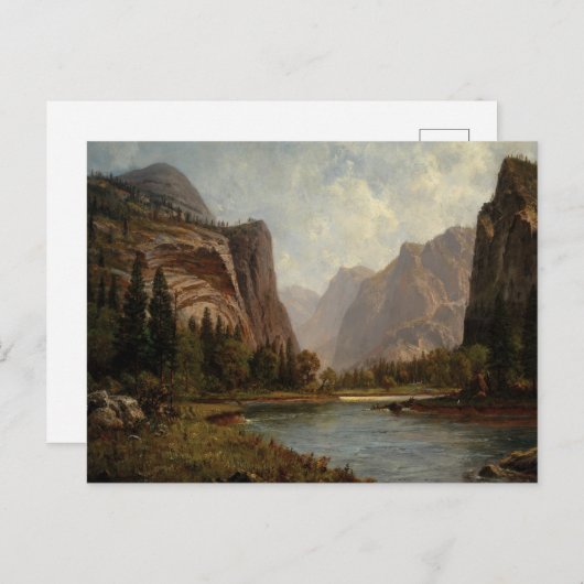 Tore des Yosemite - Albert Bierstadt Postkarte (Vorne/Hinten)