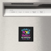 Tore oder Schleifen großer Bruder liebt dich Fußba Magnet (In Situ (Geschirrspüler))