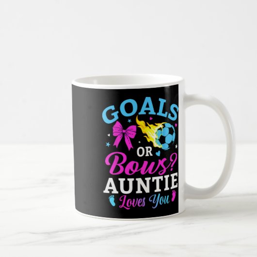 Tore oder Schleifen Tante liebt dich Fußball Gesch Kaffeetasse (Rechts)