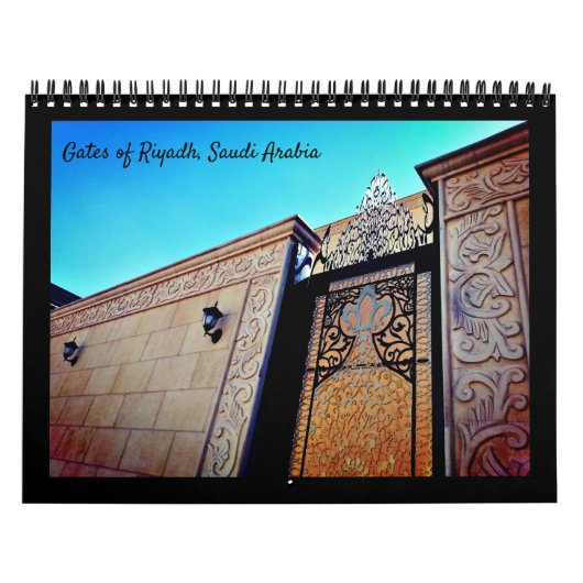 Tore von Riad, Saudi-Arabien Kalender (Titelbild)