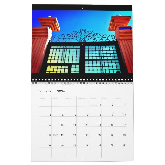 Tore von Riad, Saudi-Arabien Kalender (Jan 2026)