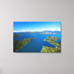 Torea Bay, Queen Charlotte Sound, Marlborough Leinwanddruck
